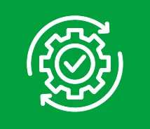 Sustainability icon representing environmentally responsible engineering solutions
