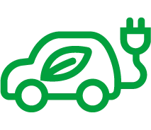 An icon representing roadway, rail, and embankment improvements